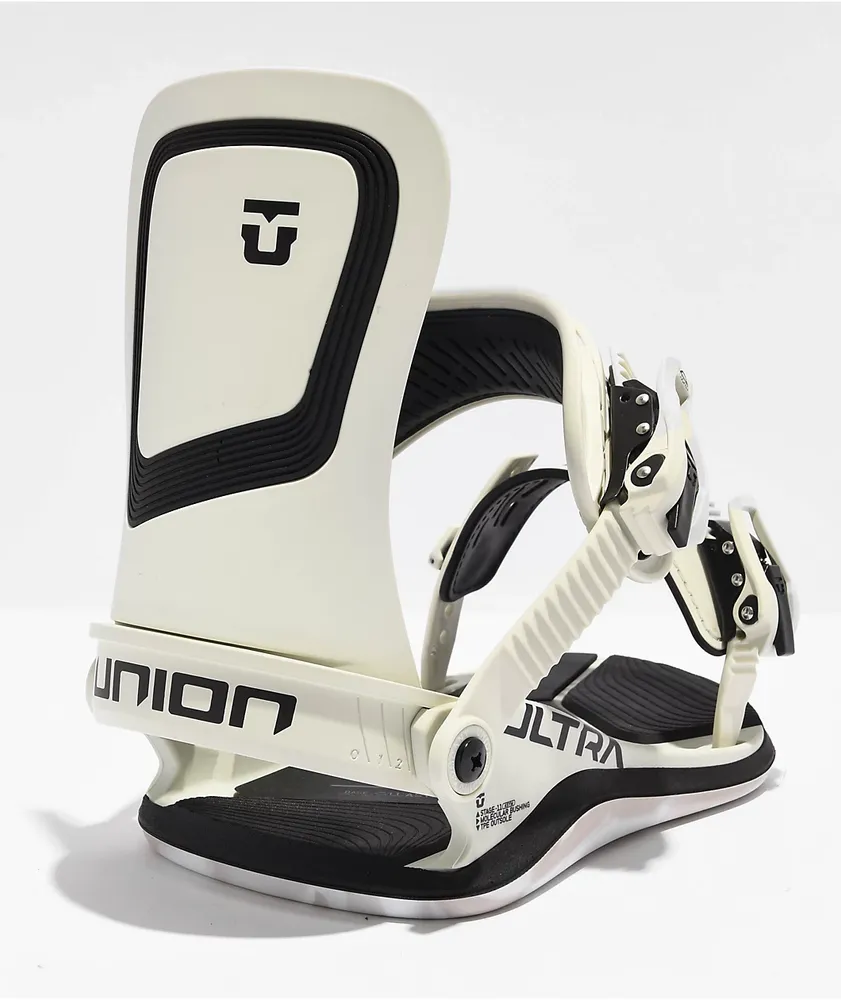 Union Women's Ultra Bone White Snowboard Bindings 2024 | Vancouver