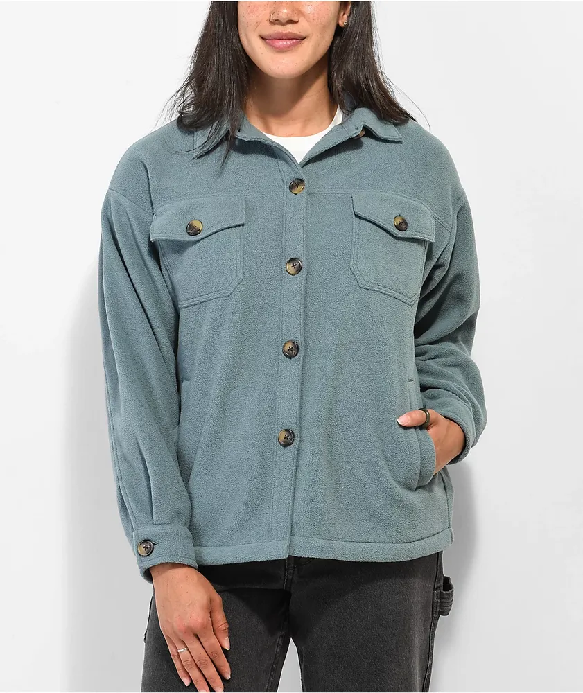 Fleece shacket cheap