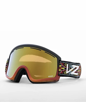 VONZIPPER John Jackson Cleaver Orange & Fire Chrome Snowboard