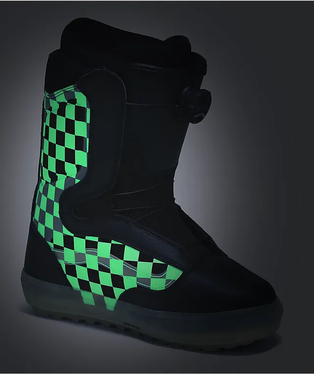 Vans checkered snowboard boots cheap