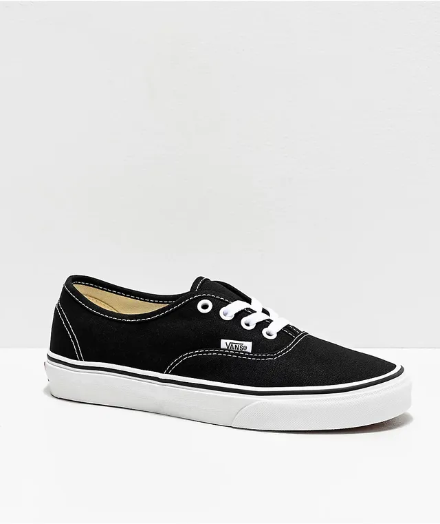 Vans authentic white canvas shop skate shoes