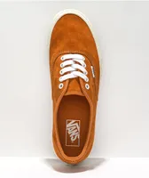 Vans authentic brown pig suede skate shoes deals