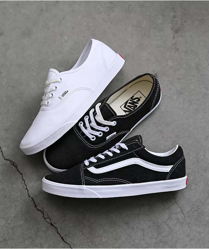 Vans Authentic Lowpro White Skate Shoes | MainPlace Mall