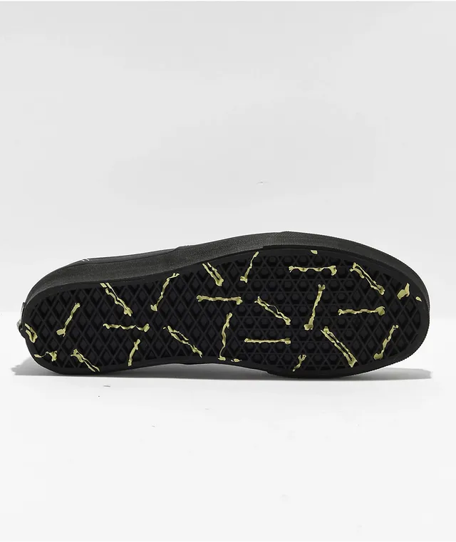 Vans authentic black bone on feet on sale