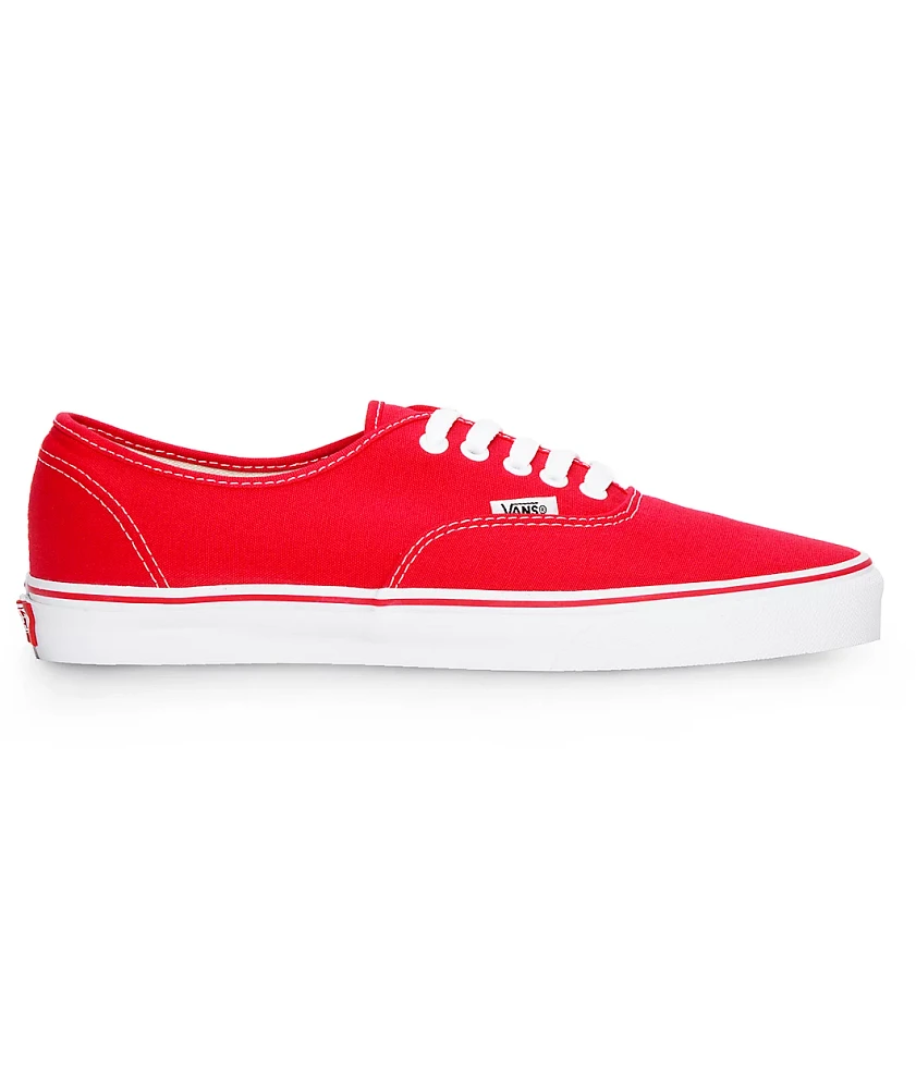 VANS Max Schaaf スニーカー 11.5 レッド　赤 Vans Authentic Red Skate Shoes | MainPlace Mall