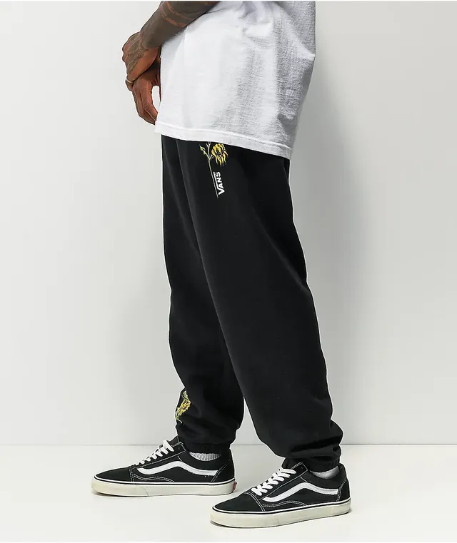 Black vans sweatpants clearance