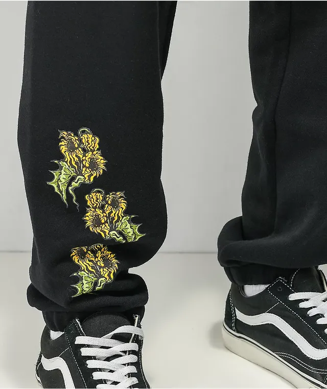 Black vans deals sweatpants