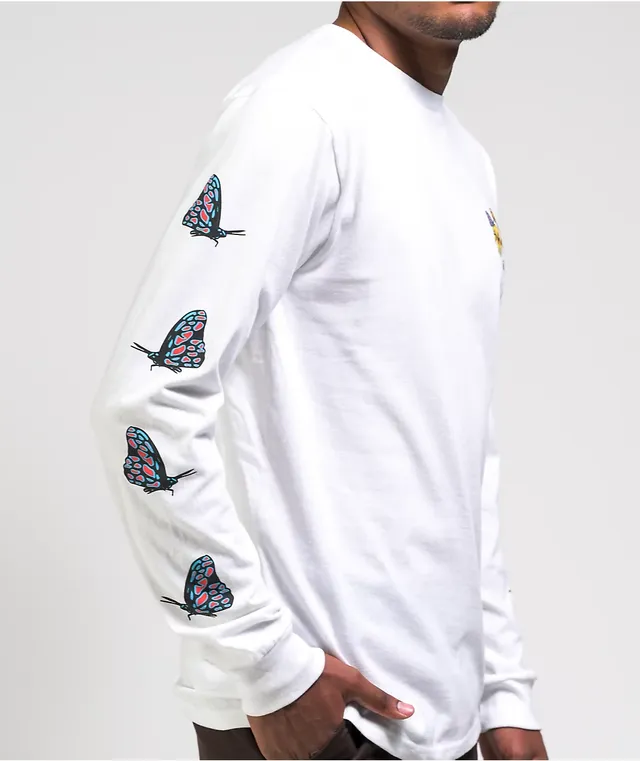 Vans long sleeve new arrivals white shirt