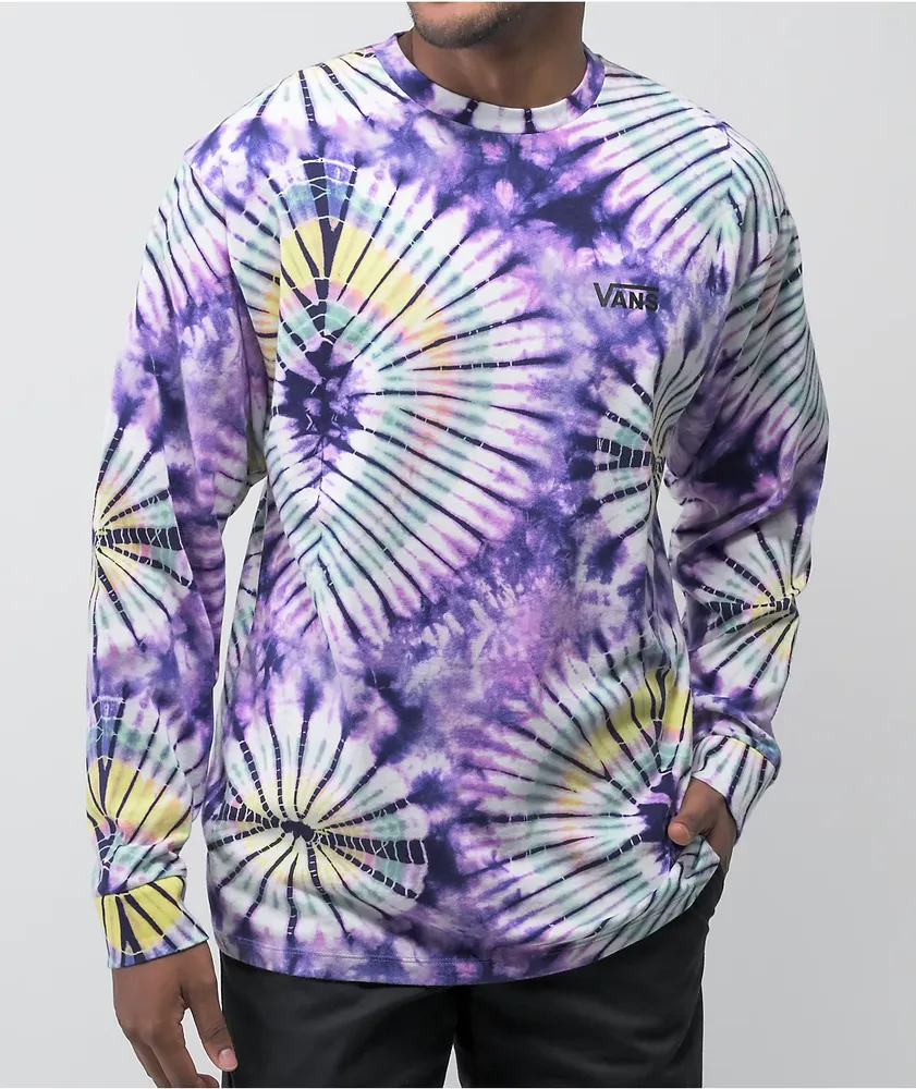 Vans purple clearance tie dye shirt