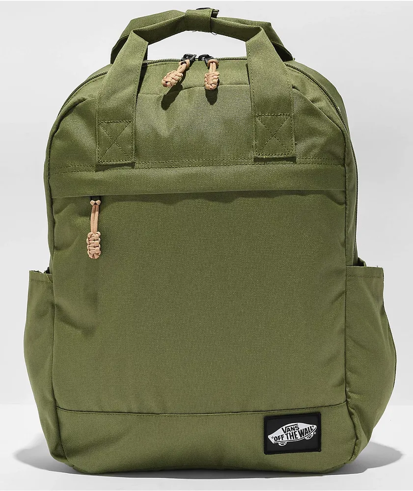 Vans green backpack 2025