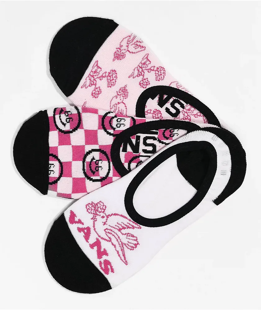 Vans Canoodle 66 Smiles 3 Pack No Show Socks Willowbrook