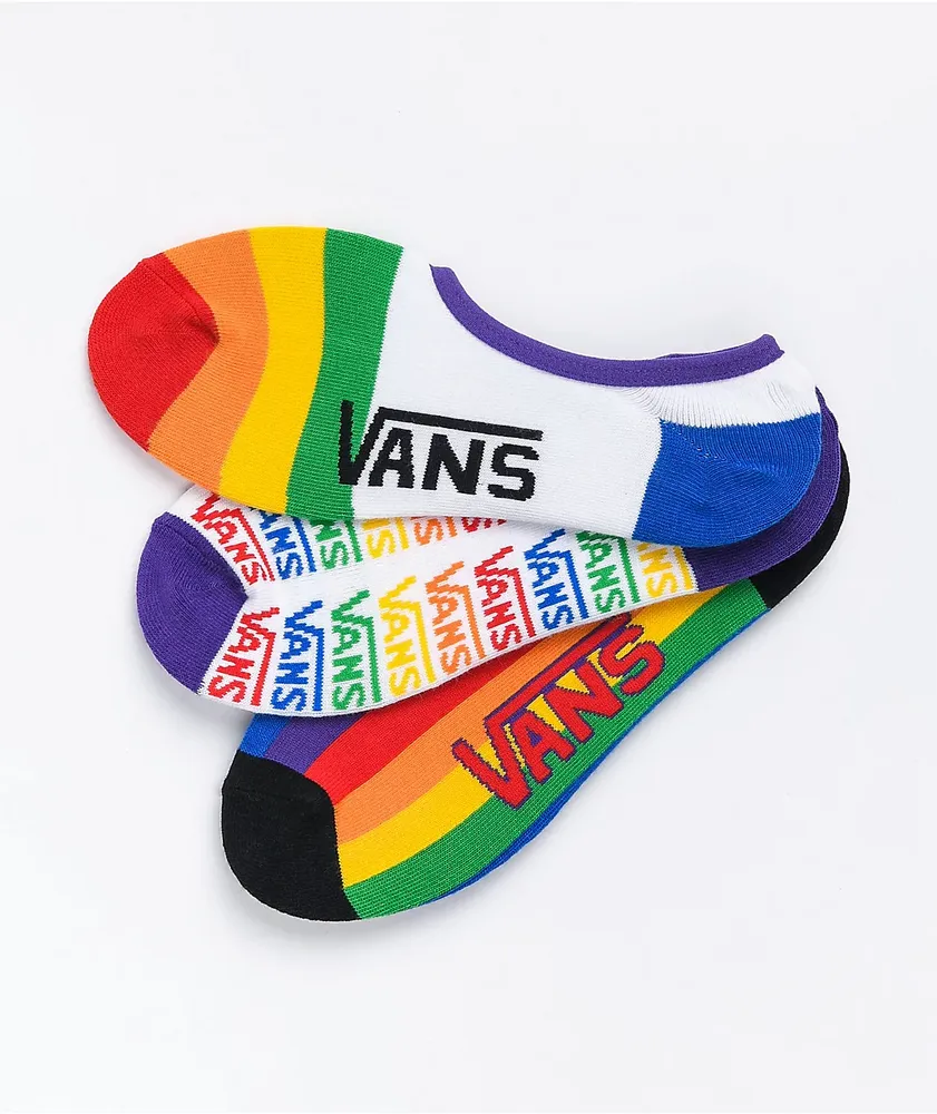 Rainbow vans online foot locker