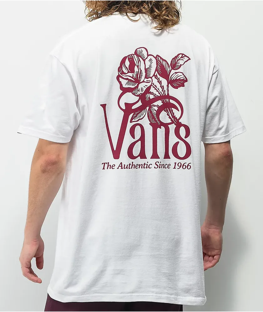 Vans Classic Rose White T Shirt CoolSprings Galleria