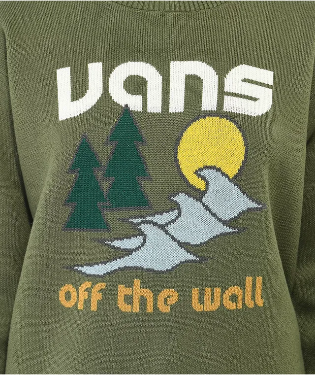 Vans off sale the wall sweater