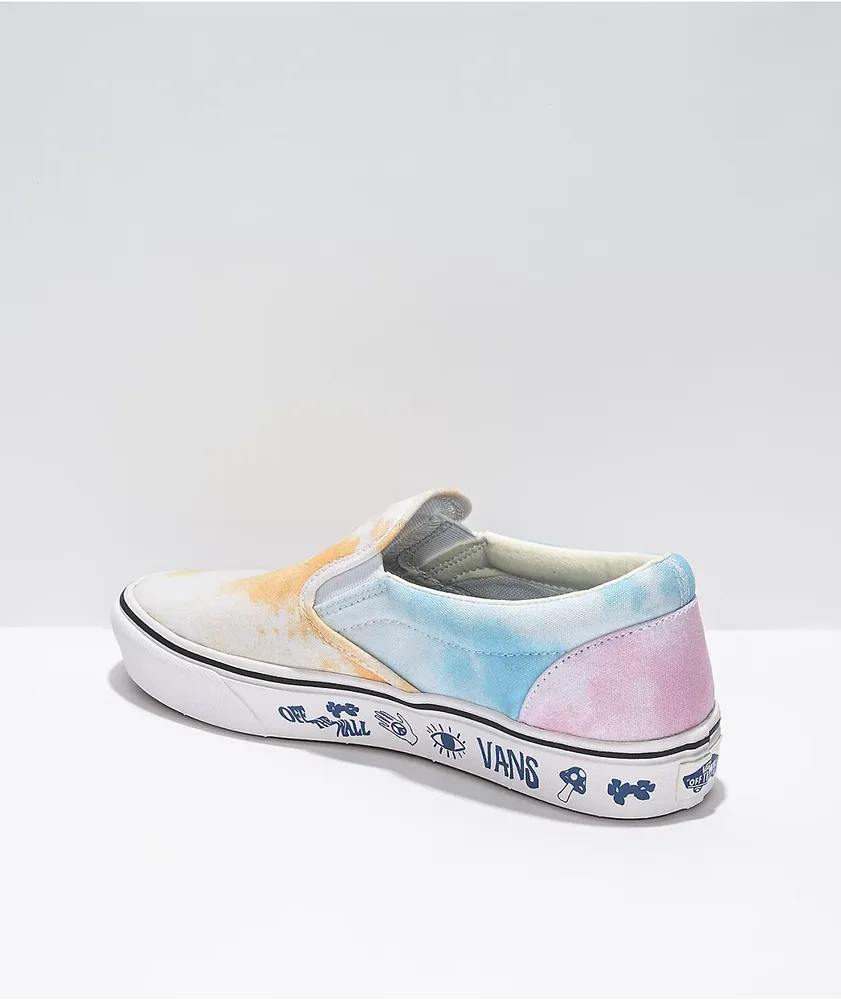Pastel slip on vans sales