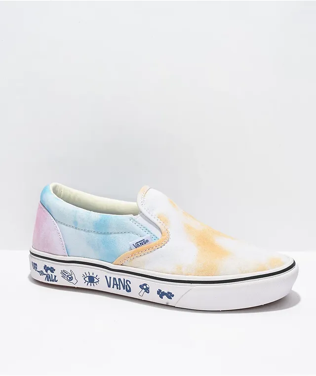 Vans slip sales on bleu pastel