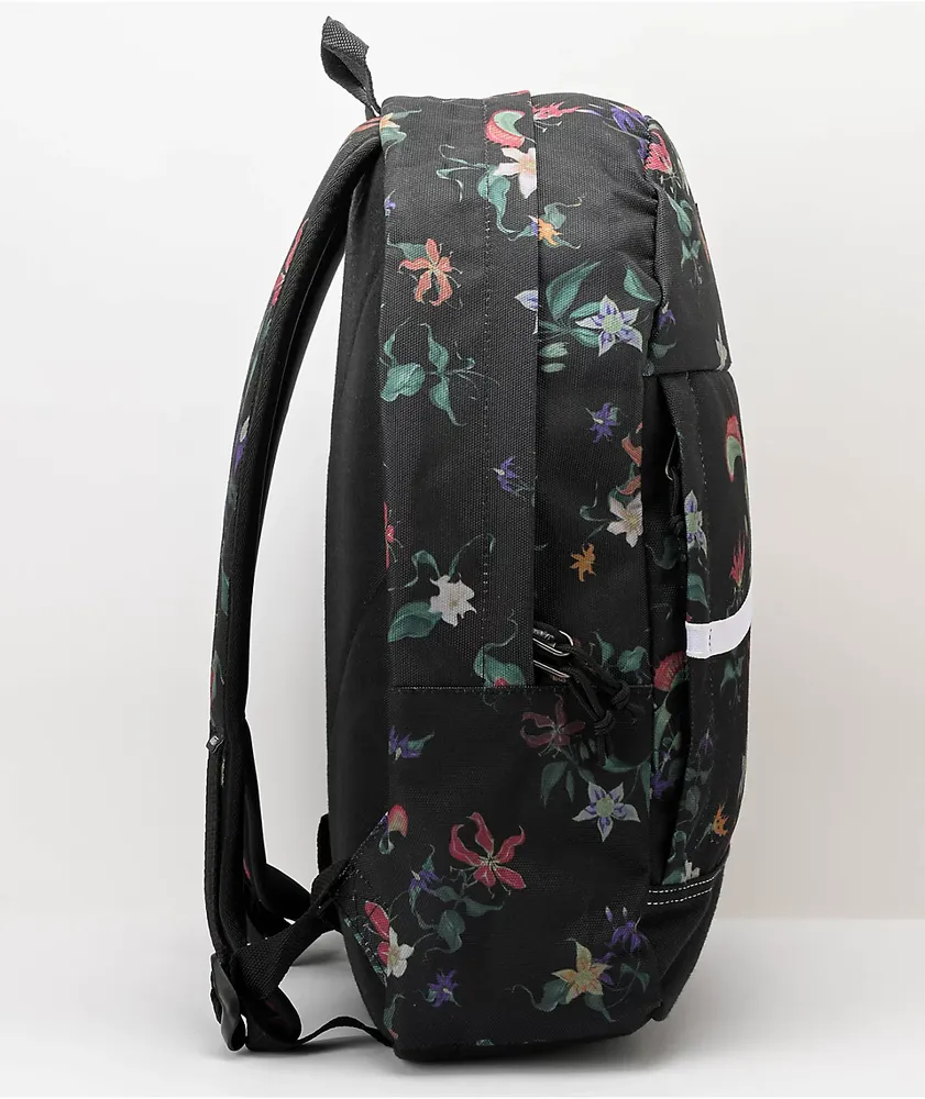 Vans white floral shop backpack