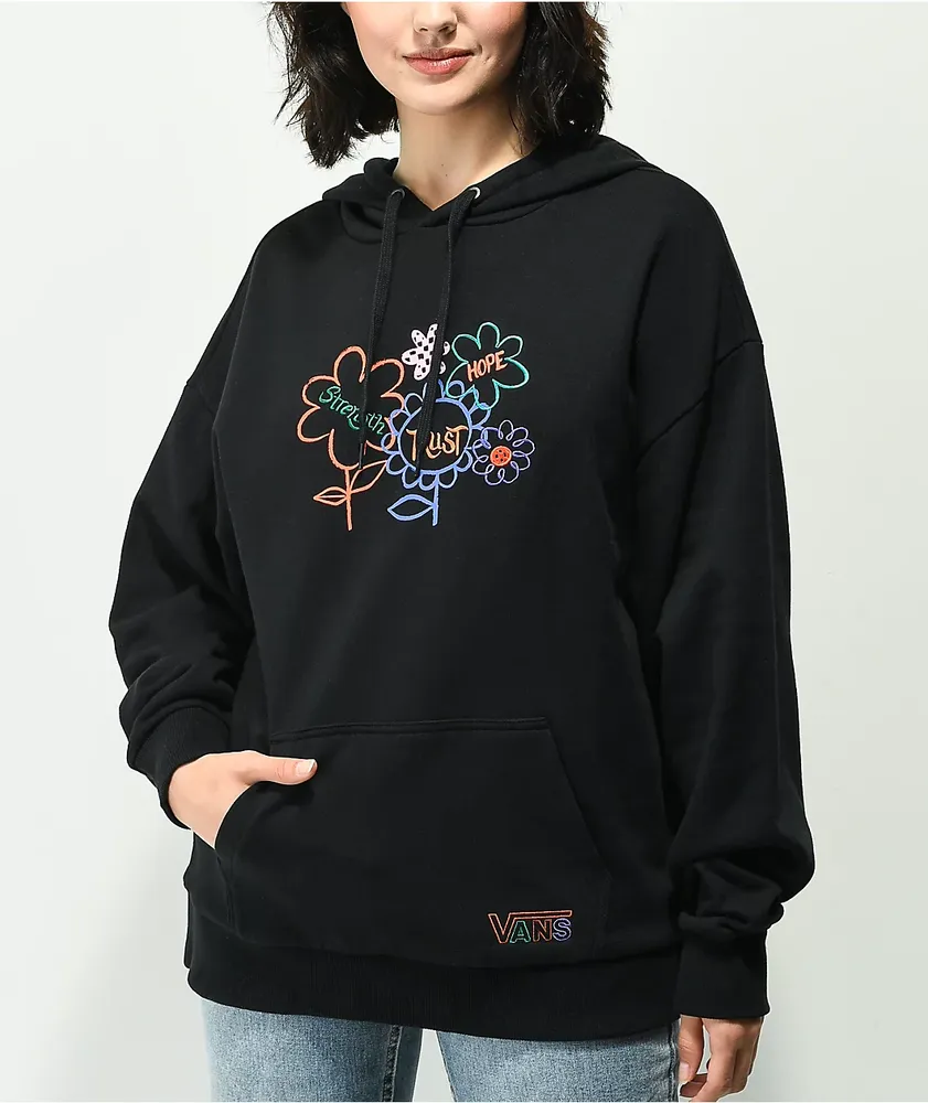 Rainbow vans hoodie clearance