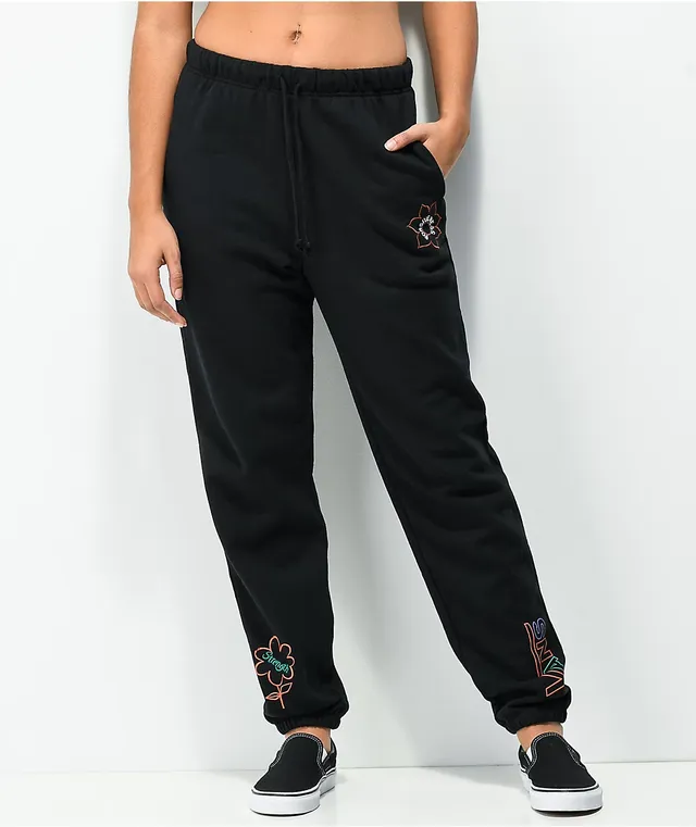 Vans funday black sweatpants cheap