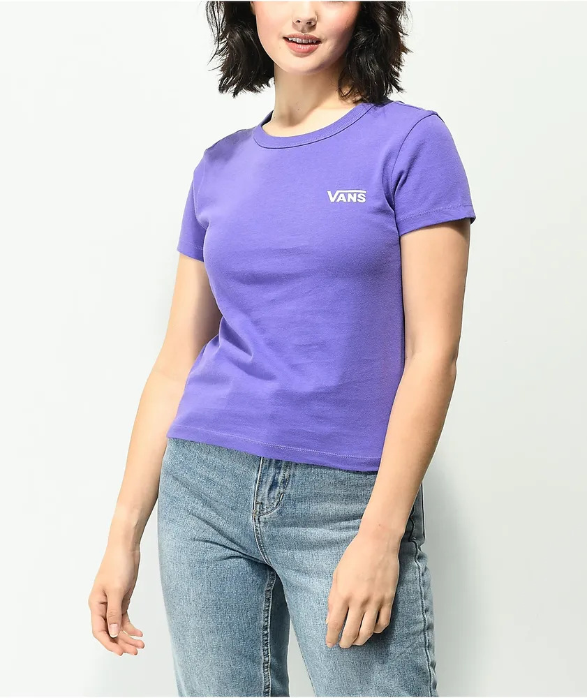 Vans t shirt top purple