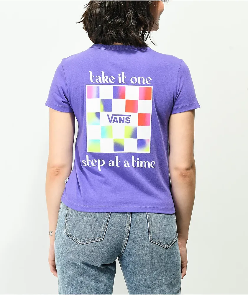 Vans sales purple shirt