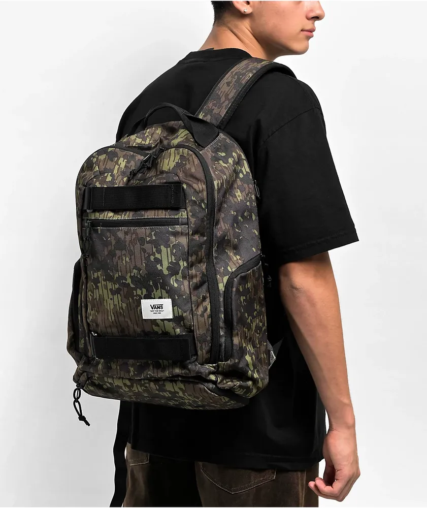 Green camo backpack discount
