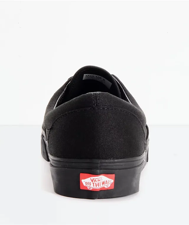 Vans era classic all black skate shoes cheap