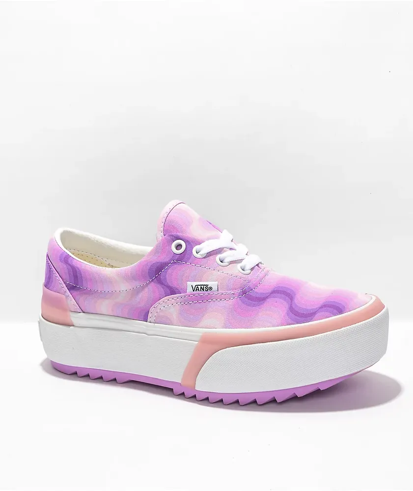 Purple vans platform shop