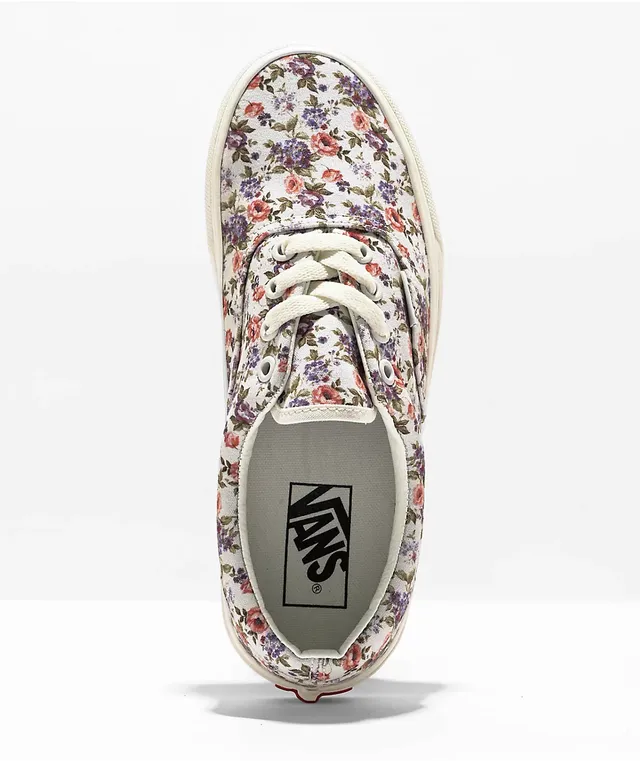 Vintage floral sales vans shoes