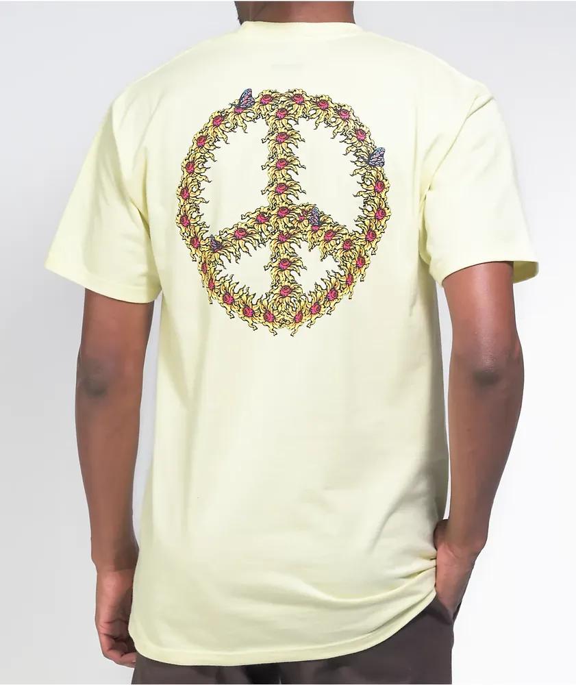 Vans yellow 2024 t shirt