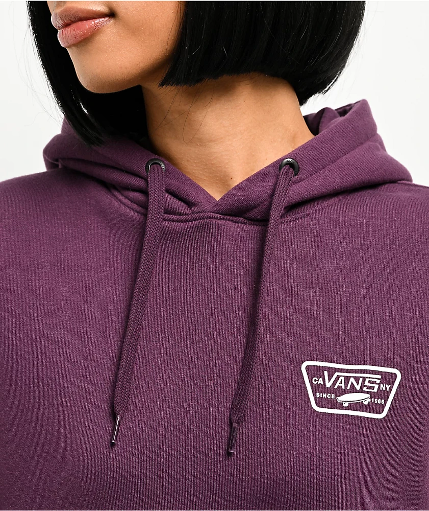 Vans Full Patch Burgundy Hoodie | Arden Fair