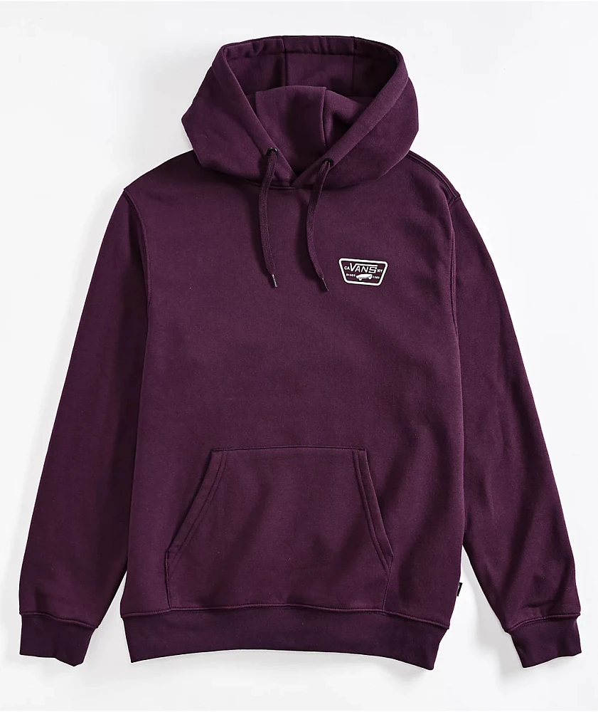 Vans Full Patch Burgundy Hoodie | Arden Fair