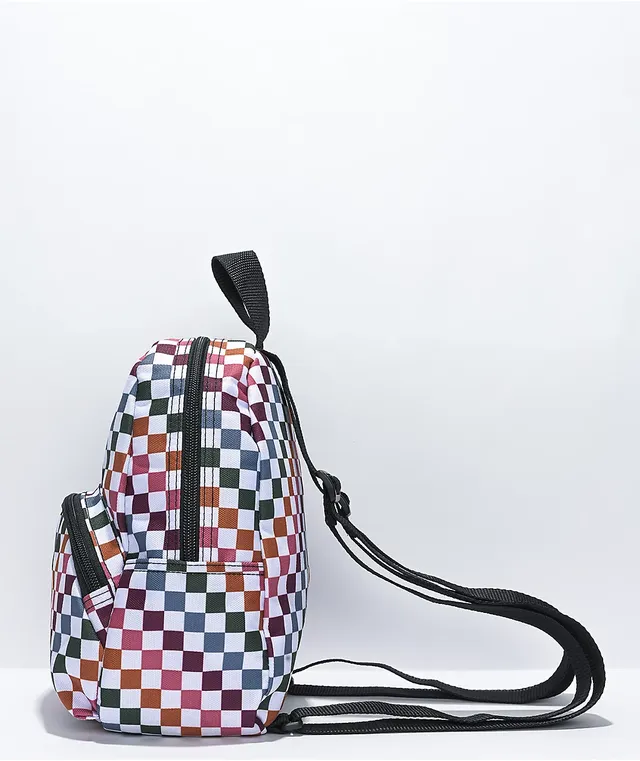 Vans mini checkered backpack sales