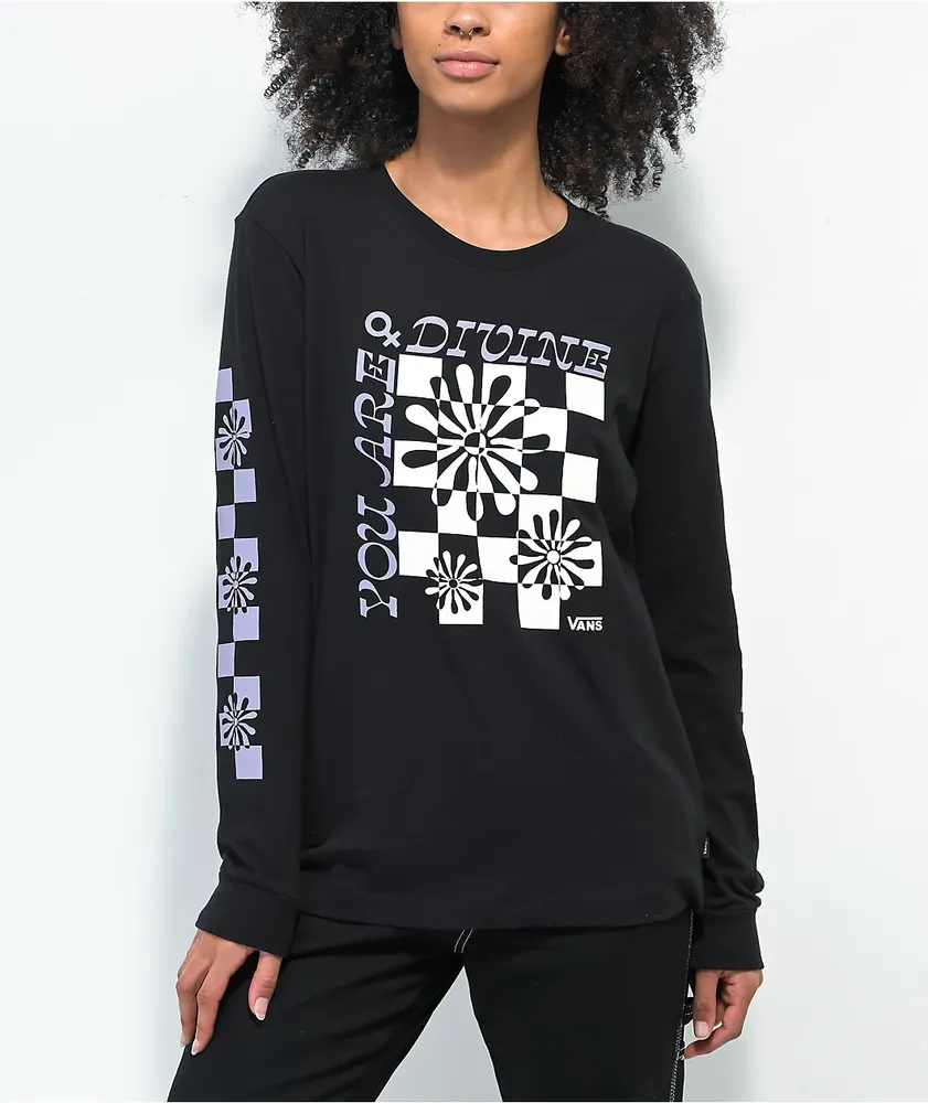 Black vans long sleeve shirt shop