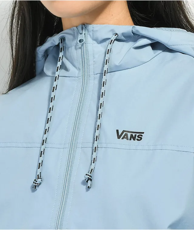 Vans kastle mte hot sale white checker windbreaker jacket