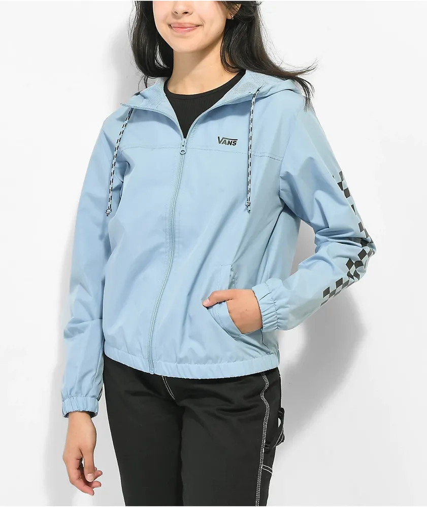 Vans Kastle Ashley Blue Windbreaker Jacket Vancouver Mall