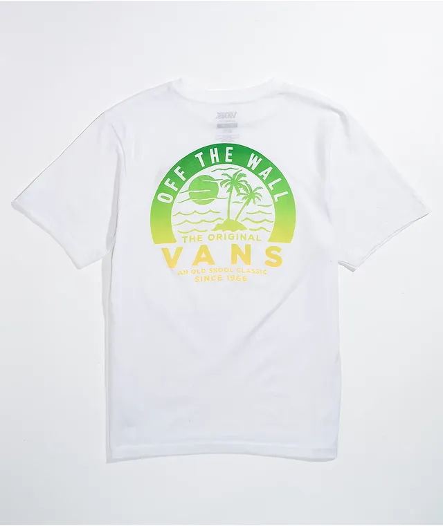Vans Kids Island White T Shirt CoolSprings Galleria