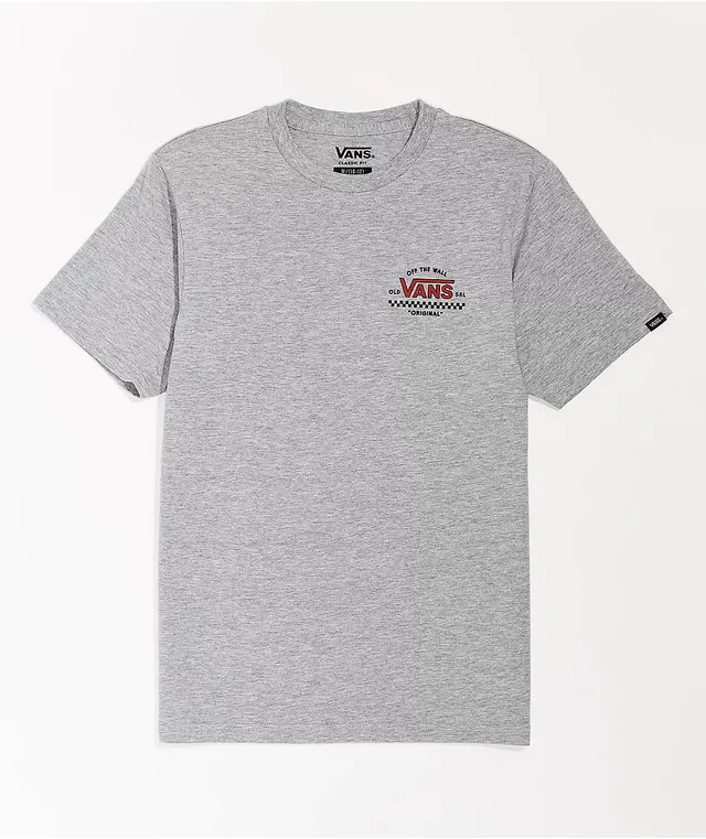 Vans grey outlet t shirt
