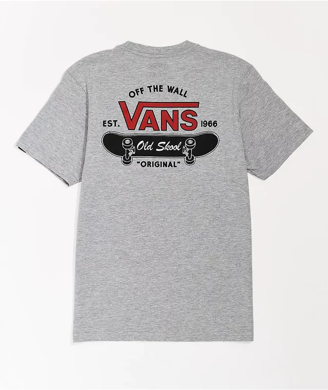 Grey vans kids sale