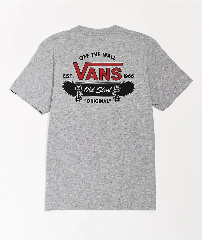 Vans t shirt kids shop Grey