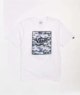 ◆VANS◆バンズ CLASSIC PRINT BOX Tシャツ Vans CLASSIC PRINT BOX White - Free delivery | Spartoo NET