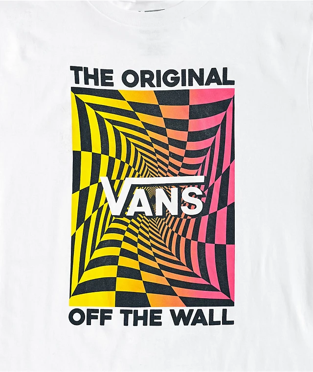 Vans colorful checkerboard shirt outlet