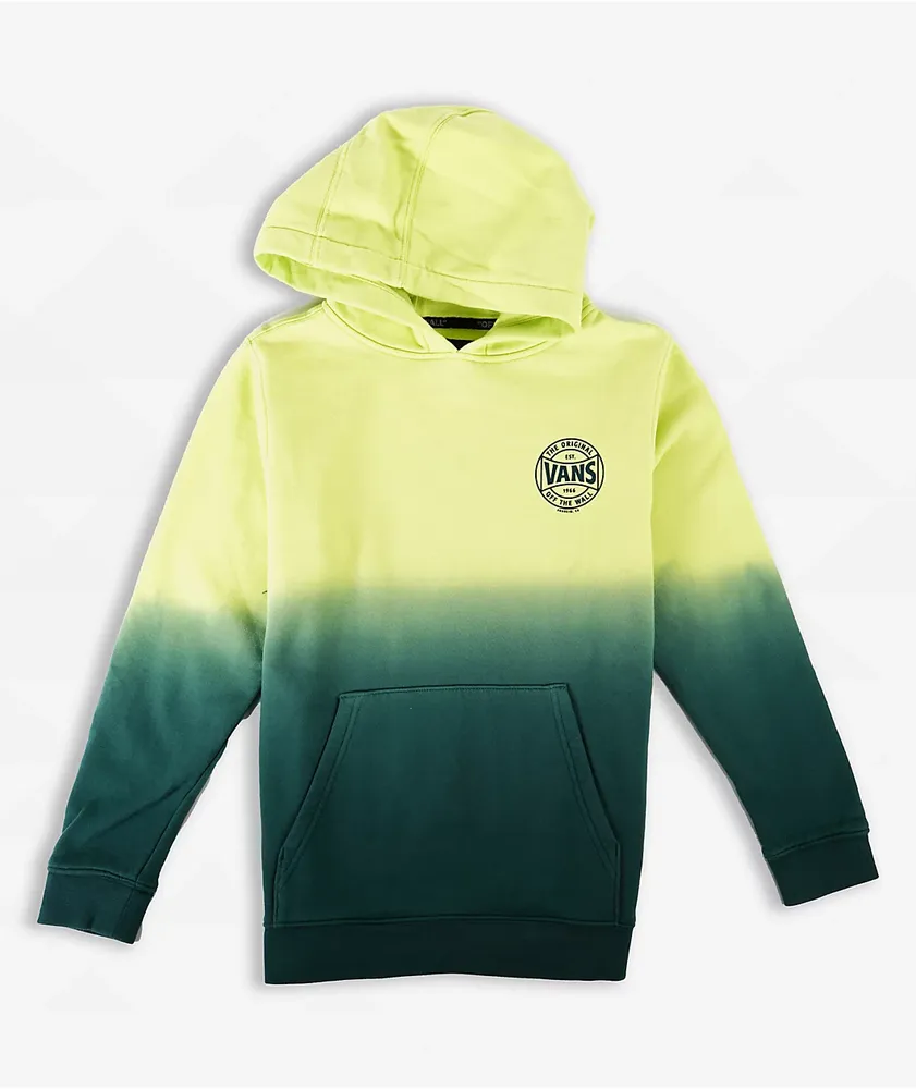 Vans Kids Dip Dye Green Hoodie The Pen Centre