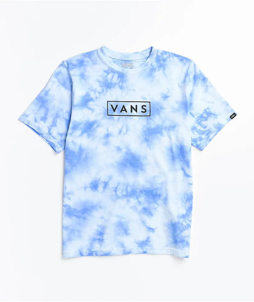 Tie dye t shirt vans top