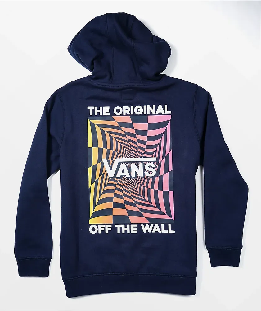 Vans navy blue store hoodie