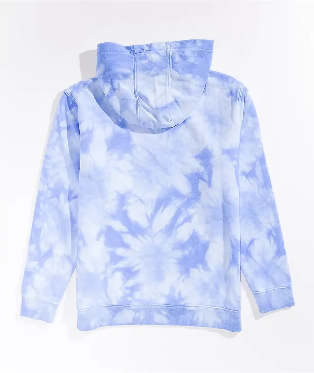 Blue tie new arrivals dye vans sweatshirt