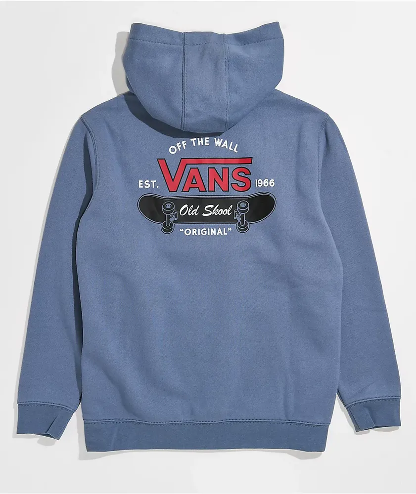 Vans Kids Old Skool Complete Slate Blue Hoodie CoolSprings Galleria