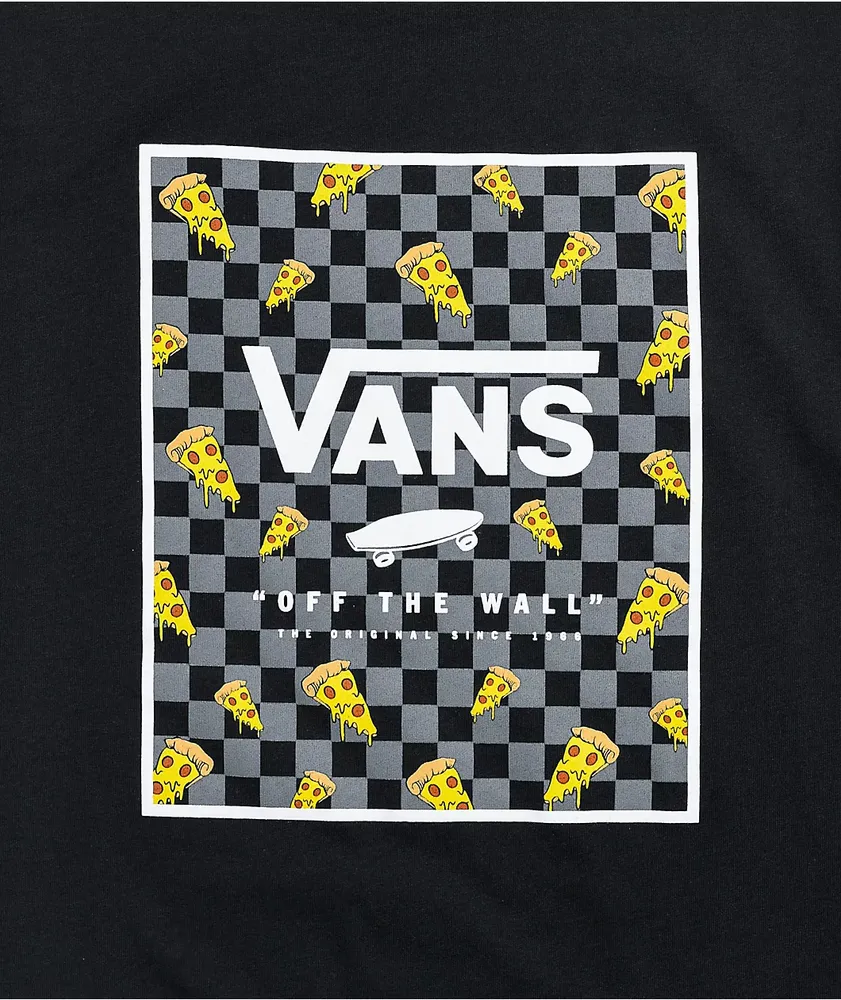 Vans Kids Pizza Print Box Black T Shirt Mall of America