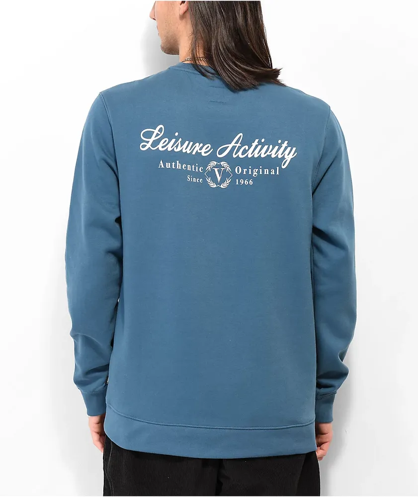 Vans Leisure Teal Crewneck Sweatshirt Vancouver Mall
