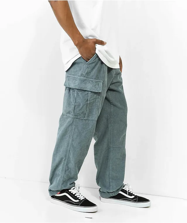 Vans Loose Cargo Stormy Grey Corduroy Pants Pueblo Mall